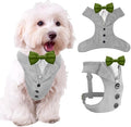 AVERYDAY Dog Tuxedo for Wedding Outfit, Dog Suit and Tie Costumes for Birthday, Halloween, Cosplay, Christmas Party, Pet Formal Wear with Bowtie, Tux for Small Dogs, Chihuahua, Bichon, Maltese, Cats