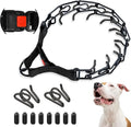 Supet Prong Collar for Dog Training Collar, Adjustable Dog Training Collar with Buckle for Small Medium Large Dogs(Packed with One Extra Links)