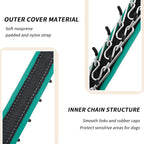 Martingale No Pull Dog Collar for Large Medium Small Dogs, Heavy Duty Nylon Reflective Adjustable Anti Pull Slip Collar with Buckle for Training Walking M Black Green