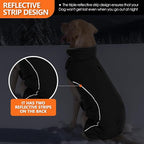 Dog Coats for Medium Large Dogs, Winter Puffer Jacket Waterproof, Warm Fleece Dog Vest with D-Ring, Drawstring & 2 Hidden Elastic Bands, Quilting Large Pet Warm Jackets for Cold Weather
