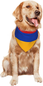 Dog Bandanas Armenian Flag Pet Bandana Scarf Triangle Bibs Kerchief Accessories for Dogs Cats