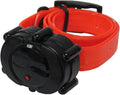 DT SYSTEMS Micro iDT Additional Collar for DT Systems Micro iDT Plus Dog Training System, 6-22" Adjustable Replacement Add-On E-Collar - Orange