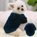 2 Pieces Dog Sweaters for Small Dogs Boy Fall Winter Warm Puppy Clothes Fleece Chihuahua Sweater Cute Small Dog Clothes for Girls Male Cat Clothing, Medium