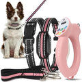 PaiPaitek Dog Shock Collar and No-Pull Training Leash Set, 1600ft Waterproof Dog Training Collar with Tension Sensor for Anti-Pull and Remote Recall