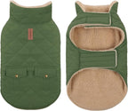 Dog Winter Jacket for Extra-Large Dogs, Pet Windproof Cold Weather Coats, Pets Clothes Snow Jacket, Golden Retriever, Labrador Retriever, Husky, Army Green XL