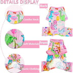 Dog Pajamas Spring Summer Dog Clothes for Small Medium Dogs Girl Boy Cute Soft Puppy Pjs Clothes Doggie Onesies Cat Pet Jammies Outfit (Medium)