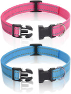 PaiPaitek Dog Shock Collar Replacement Strap 2-Pack, Reflective & Adjustable 3/4" Dog Collar for Training - Compatible with Jugbow, PetSafe, Bousnic, Garmin Replacement Collar Strap - 2 Pack