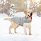 Malier Dog Winter Coat, Reversible Fleece Dog Cold Weather Coats, Windproof Warm Snow Puppy Jacket Vest Pet Clothes for Small Medium Large Dogs (Gray, X-Small)