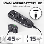 Lightest No Shock Dog Training Collar with 2000ft Remote,Tiniest Vibrating Dog Collar,Vibration Collar for Small Dogs 5-15lbs & Medium Large Dogs, Safe Lock, Beep, Vibrate, No Prongs, Waterproof,Grey