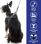 Gooby, Medium Green Memory Foam Escape Free Harness with 4-Point Adjustment for Small Dogs