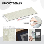 2Pack Total 78.7"x15.8" Cat Scratch Mat for Cat Couch Furniture and Wall Protector | Trimmable Self-Adhesive Carpet Climb Cat Scratcher for Covering Cat Tower and Replacement Pads (OffWhite)