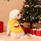 FLAdorepet 3 Packs Christmas Teacup Dog Cat XXS Clothes for Chihuahua Yorkie,Winter Warm Fleece Puppy Pet Clothes Sweater Shirt Vest for Mini Newborn Extra Small Dogs (Christmas, XXXS(Pet Under 1LBS))