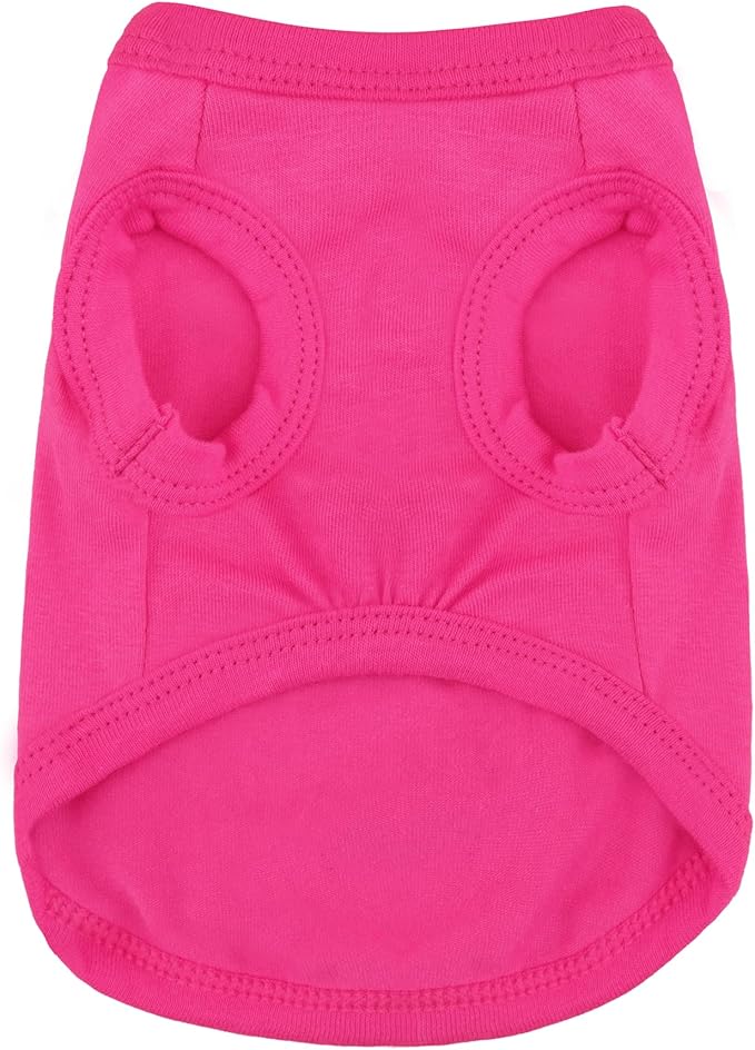 Stylish Dog Clothes: Expressive Cotton Puppy Shirt Vest for Small and Medium Dogs, Featuring 'Cute but Psycho' Slogan Print - Perfect for Showing Off Your Pet's Unique Style! Purple M