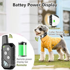 Shock Collar for Dogs, Dog Training Collar with Remote Control for 2 Dogs, 3 Training Modes with Beep, Vibration and Satic, Waterproof, Rechargeable for Large Medium Small
