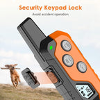 Shock Collar for Dogs, IP67 Waterproof Dog Training Collar with Remote, 3 Training Modes with Beep, Vibration, and Safe Static, Rechargeable for Large Medium