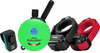 E-Collar – Educator ET-302G-C 1/2 Mile Waterproof Remote Dog Training Collar Includes Premium Finger Clicker Trainer, 100 Programmable Levels + Vibration + Light + Sound, Green