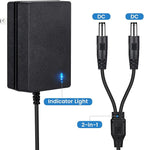 E Collar Charger for Mini Educator 300 400 ET-300 ET-400 Dog Training Collars, Shock Collar Dual Lead Charging Cable Power Adapter Cord