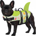 ASENKU Dog Life Jacket - Pet Safety Vest for Swimming & Boating, Shark Life Jacket with Floatation, Dog Lifesavers Swimsuits for Small Medium Large Dogs (Fruit, S)