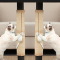 JanYoo 2 Pieces Cat Scratcher Mat for Table Leg Sisal Cat Scratching Pad Scratch Mat for Cat Scratch Pad Rug 19.69 × 9.84 in(Beige)