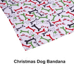 ADOGGYGO 4 Pack Dog Bandana Christmas Pet Scarf Triangle Bibs Kerchief Set Puppy Christmas Costume Accessories Decoration for Small Dogs (Small)