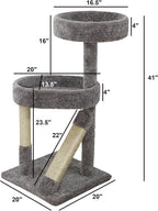 New Cat Condos 41" Cat Scratching Tree