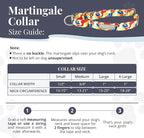 Lucky Love Dog Martingale Dog Collar - Adjustable, No-Slip, Durable, & Soft Webbing Collar for Male and Female Dogs Ideal for Training & Walking - Oscar, Medium