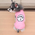 CuteBone Dog Shirts 2-Pack Soft Pet Clothes Breathable Summer Vest for Small Puppy and Stretchy Cat Apparel 2BX21M-D