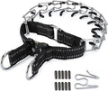 Adjustable Dog Collar with Comfortable Rubber Tip and Quick Release Buckle for Small Medium Large Dogs (Small, Black)
