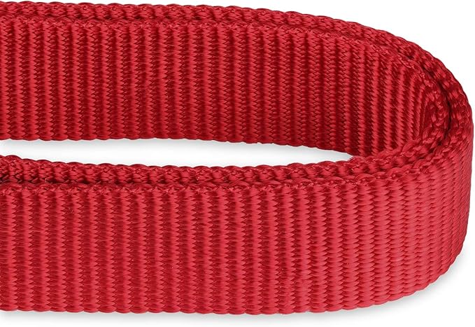 Hyhug Martingale Collar for Dogs Small Red |Escape - Proof Heavy Duty Nylon Durable No Buckle, Ideal for Training & Daily Walks