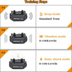 Dog Training Collar with Remote - Advanced Rechargeable Training Collar for Dogs,Easy to Carry & Fits in Your Pocket,100% Waterproof Trainer