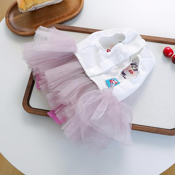 Furbabycare® Elegant Sweet Easter Puppy Dog Blingbling Princess Skirt Pet Dog Lace Cake Camisole Tutu Dress C-Easter Bunny-5 X-Large