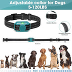 Ultra-Small Dog Shock Collar, Ultra-Thin & Light Dog Training Collar with Remote for Small Dogs 5-15lbs & Medium Large Dogs, 2000ft Range, Waterproof, Rechargeable,Cyan