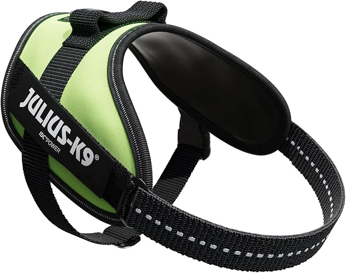 Julius-K9, 16IDC-NE-4, IDC Powerharness, Dog Harness, Size: 4, Neon Green