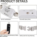 Citronella Dog Collar with Remote, Safer 3 Modes Spray/Vibration/Beep Dog Training Collar, Humane No Shock Citronella Bark Collar, Rechargeable 1000ft Range Spray Dog Collar -Only Works with Remote