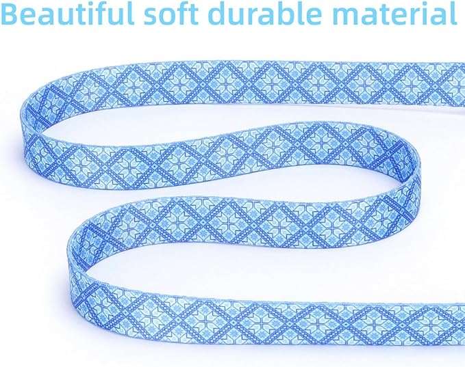 Dog Collar with Leash Airtag Holder Case Set - Dog Collars for Male Female Boy Girl Puppy X-Small Small Medium Large Dogs Walking Running Training - Blue Geometry/S