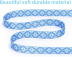 Dog Collar with Leash Airtag Holder Case Set - Dog Collars for Male Female Boy Girl Puppy X-Small Small Medium Large Dogs Walking Running Training - Blue Geometry/S