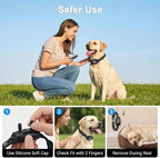Remote Dog Training Collar for 10–120lbs Dogs – 3300ft Range, Beep, Vibration & Safe Shock Modes, IP67 Waterproof, Rechargeable for Obedience & Recall Training