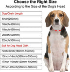 Metal Diamond Dog Chain Dog Training Chain with Secure Buckle Pet Collars for Large Medium Dogs
