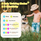 Dog Bark Collar Automatic Shock Collar Rechargeable Anti-Bark Training Collar Multifunctional Waterproof Dog Stop Barker with 6 Safe Training Modes for Dogs Weighing Over 8 Pounds (White)