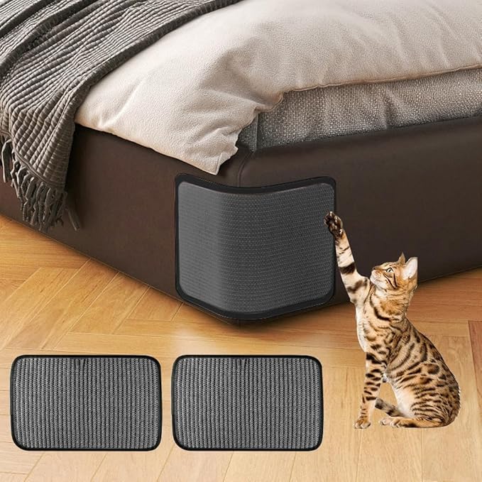 Sisal Cat Scratching Pad Bed Corner Protector Cat Scratcher Mat Anti-Slip Scratch Playing Mat Furniture Protection Couch Cover for Grinding Claw