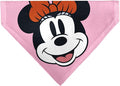 Disney Pet Bandana Minnie Mouse Smiling Face Close Up Pink Slip On Collar Bandana Only