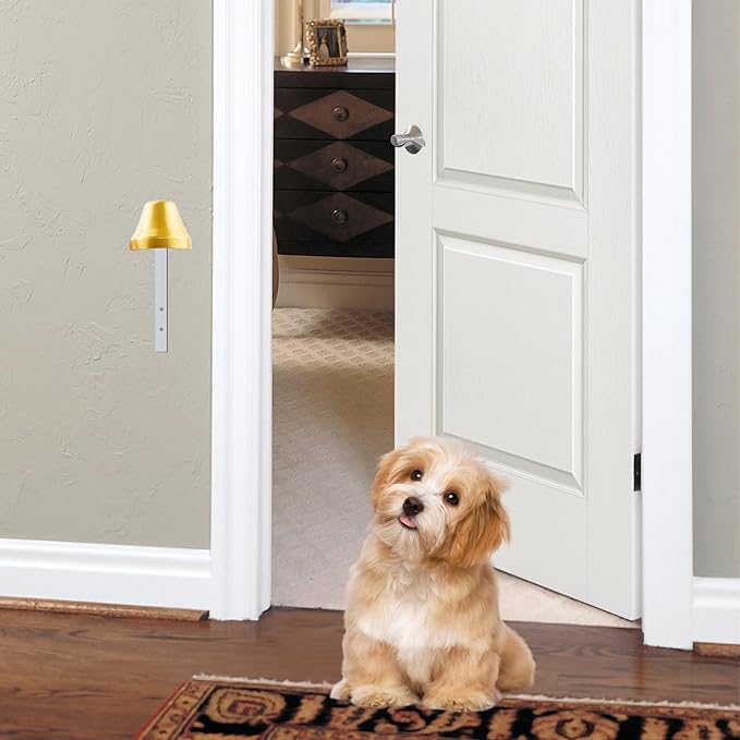 Dog Bells for Training, Vintage Shopkeeper Doorbell, Wall Mounted Dog Door Bell, Housetraining Puppy Bell for Dogs to Ring to Go Outside