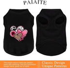 Discover Cozy Cotton Canine Wear: Soft, Lightweight, and Breathable Dog Shirt Vest with Eye-Catching Graphics (Hearts and Love), Keeping Your Furry Friend Comfy! Red 4XL