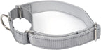 SGODA Martingale Dog Collar, Reflective Nylon Padded Dog Training Collars for Medium Dogs, Grey M