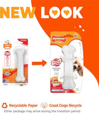 Nylabone Original Bone Power Chew Toy for Dogs, Durable & Tough Dog Toys for Aggressive Chewers, Chicken Flavor, Medium - Up to 35 lbs, 1 Count