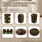 Cat Scratcher, Magic Organ Cat Scratching Board, Reversible Interactive Toys Scratching, Cardboard, Kitten Scratcher Pads with Catnip Ball(1PC)
