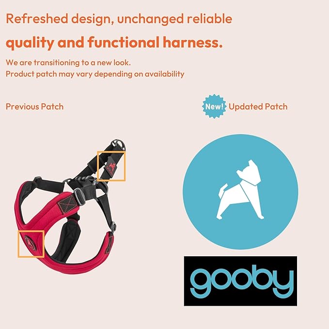Gooby Escape Free Sport Harness - Lime, Large - No Choke Step-in Patented Neoprene Small Dog Harness with Four-Point Adjustment - Perfect on The Go Dog Harness for Medium Dogs No Pull and Small Dogs