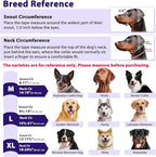 BARKLESS Soft Dog Head Collar, Patented Padded No Pull Head Halter, Training Nose Leash with Safety Link for Medium Large Dogs, Adjustable Muzzle Leash, Easy Control for Walking (XL, Purple)