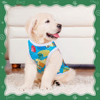 Saintrygo 10 Pcs Lovely Puppy Shirts Print Dog Clothes Breathable Summer Pet Cartoon Dog Shirt Clothes Sweatshirt for Puppy Cartoon Shirt Sweatshirt to Cat(Medium)
