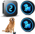 Dog Door Bell (2026 Wireless Receiver with Numeric Display) for Potty Training, Wireless Dog Doorbells to Go Outside, 1000 Feet Long Range, IP65 Waterproof, 60 Melodies & Adjustable Volume (2 Buttons)